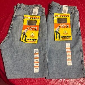 Wrangler Men's Light Blue Cowboy Cut Jeans